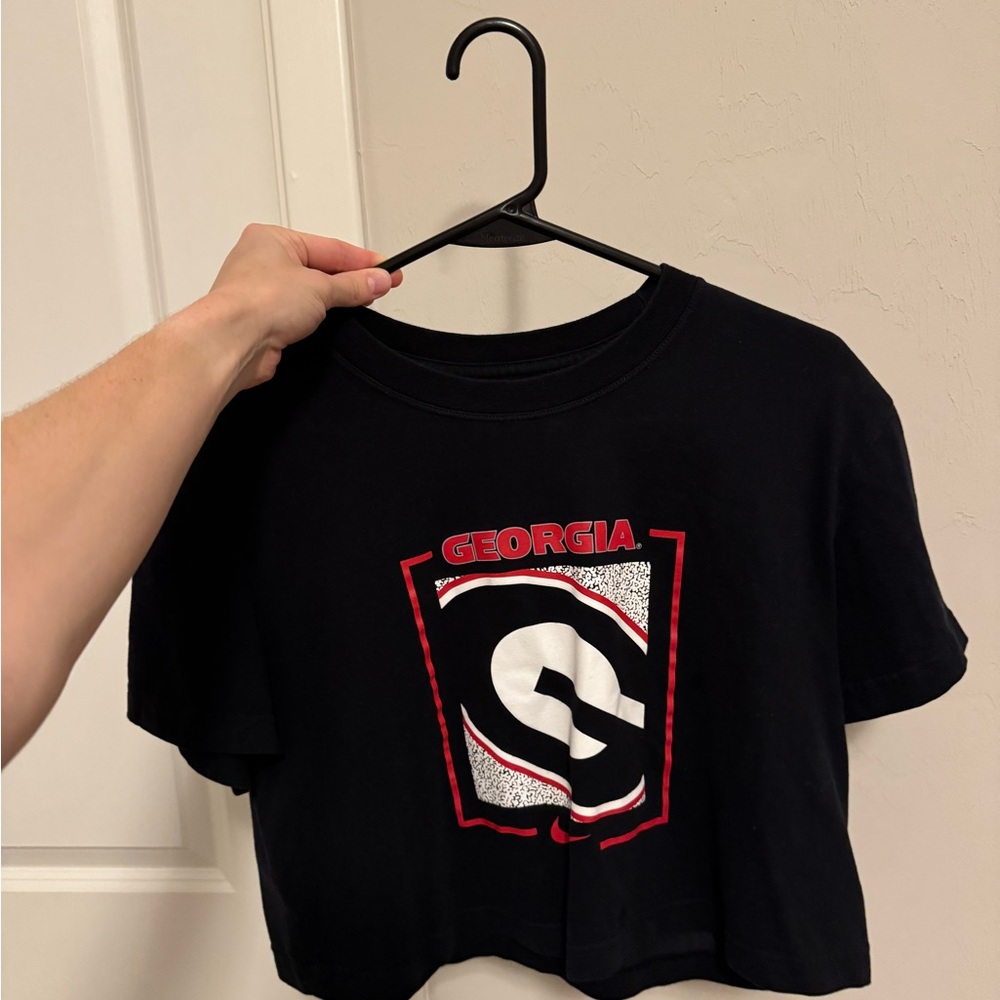 Georgia Black Crop Top